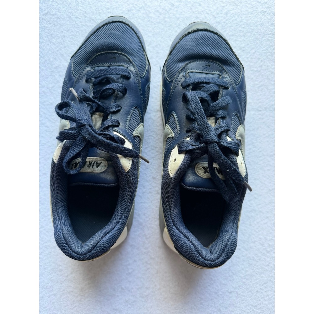 Nike Air Max SC Midnight Navy Wolf Grey Kids Sneakers Size 6.5Y Preowned No box - Picture 7 of 8